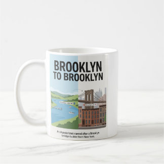 Brooklyn: Australien + New Yorker Zwillingsverbind Kaffeetasse