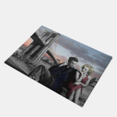 Brooklyn B&W 2 Fußmatte (Schrägansicht)