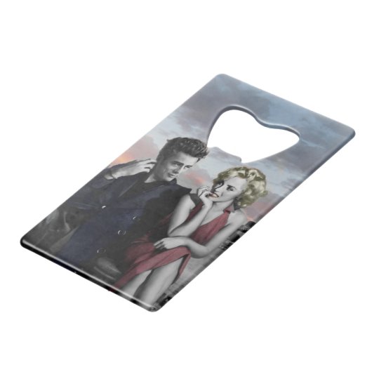 Brooklyn B&W 2 Geldkarten Flaschenöffner (Rückseite Schrägansicht)