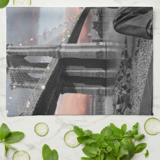 Brooklyn B&W 2 Küchentuch (Gefaltet)