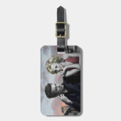 Brooklyn B&W Gepäckanhänger (Vorderseite vertikal)