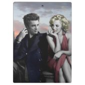 Brooklyn B&W Klemmbrett (Rückseite)