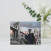 Brooklyn B&W Postkarte (Stehend Vorderseite)