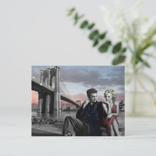 Brooklyn B&W Postkarte (Stehend Vorderseite)