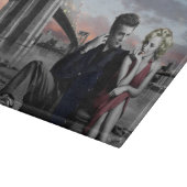 Brooklyn B&W Schneidebrett (Ecke)