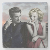 Brooklyn B&W Steinuntersetzer (Vorderseite)