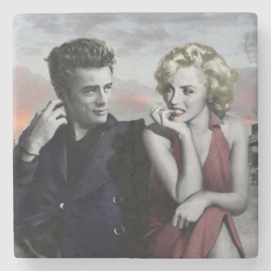 Brooklyn B&W Steinuntersetzer (Vorderseite)