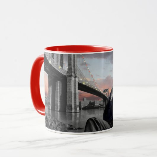 Brooklyn B&W Tasse (Vorderseite Links)