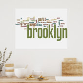 Brooklyn Baby Poster (Küche)