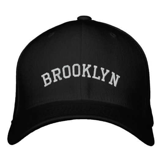 Brooklyn Baseball Cap Bestickte Kappe (Vorderseite)