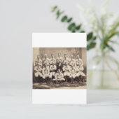 Brooklyn Baseball Team, 1889 Postkarte (Stehend Vorderseite)