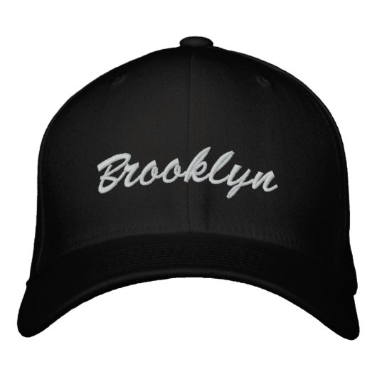 Brooklyn Baseballkappe Bestickte Kappe (Vorderseite)