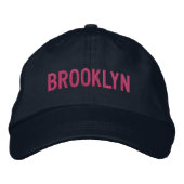 BROOKLYN BESTICKTE BASEBALLKAPPE (Vorderseite)