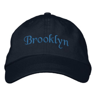 Brooklyn bestickte Baseballkappe / Hat Blue
