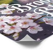 Brooklyn Bloom Kirschblüten Garten Poster (Ecke)