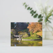 Brooklyn Botanic Garden Fall Postkarte (Stehend Vorderseite)
