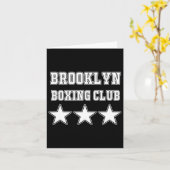 Brooklyn Boxing Karte (Gelbe Blume)