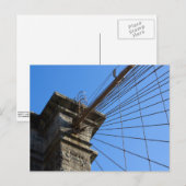 Brooklyn Bridge 01 Postkarte (Vorne/Hinten)