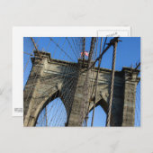 Brooklyn Bridge 02 Postkarte (Vorne/Hinten)