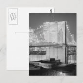 Brooklyn Bridge, 1982 Postkarte (Vorne/Hinten)