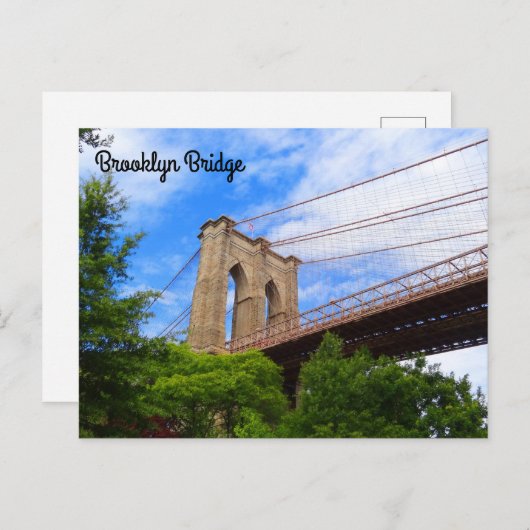 Brooklyn Bridge #1-2 Postcard Postkarte (Vorne/Hinten)