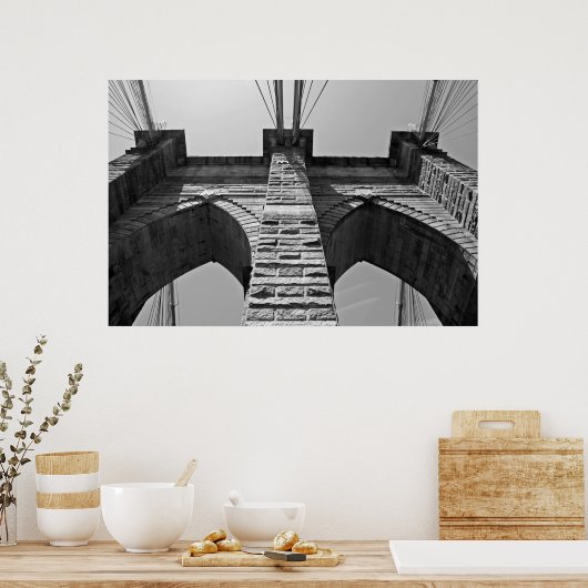 Brooklyn Bridge 2009-06-01-170-A Poster (Küche)