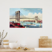 Brooklyn Bridge 2 Poster (Küche)