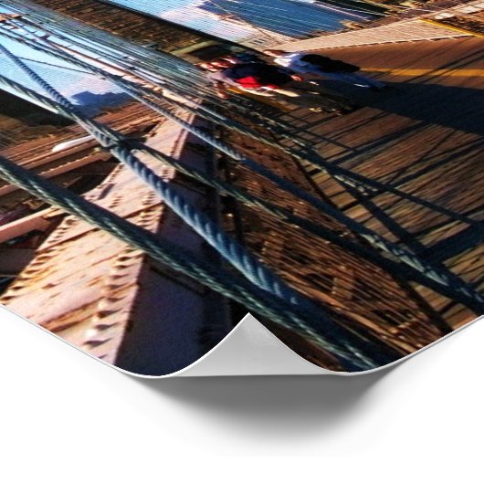 Brooklyn Bridge 3 Poster (Ecke)