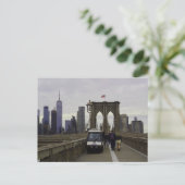 Brooklyn Bridge #4 Postcard Postkarte (Stehend Vorderseite)