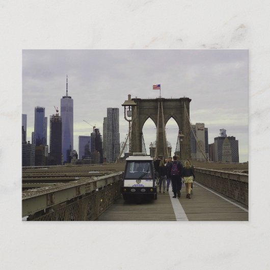 Brooklyn Bridge #4 Postcard Postkarte (Vorderseite)