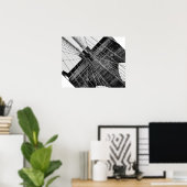 Brooklyn Bridge Abstrakt Poster (Heimbüro)