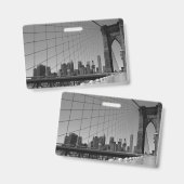Brooklyn Bridge Ausweis (Vorder- & Rückseite)