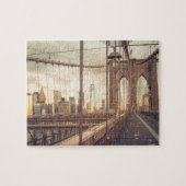 Brooklyn Bridge bei Sunset Puzzle (Horizontal)