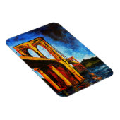 Brooklyn Bridge bis Utopia 2009 Magnet (Rechte Seite)