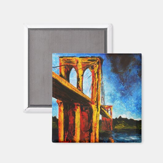 Brooklyn Bridge bis Utopia 2009 Magnet (Vorderseite/Rückseite)