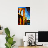 Brooklyn Bridge bis Utopia 2009 Poster (Heimbüro)