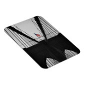 Brooklyn Bridge Black and White Fotografy Magnet (Rechte Seite)