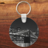Brooklyn Bridge Black/White Schlüsselanhänger (Vorderseite)