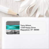 Brooklyn Bridge Blk Wht Hahnentrittmuster Rücksend (Insitu)