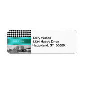 Brooklyn Bridge Blk Wht Hahnentrittmuster Rücksend (Vorne)