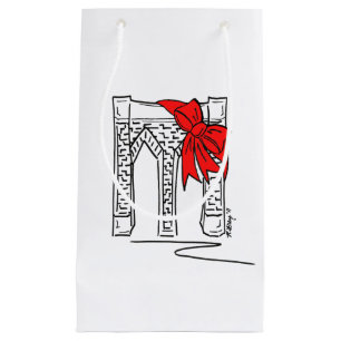 Brooklyn Bridge Bow NYC Weihnachtsfeiertag New Yor Kleine Geschenktüte