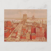 Brooklyn Bridge, c.1883 Postkarte (Vorderseite)
