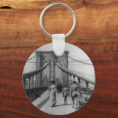 Brooklyn Bridge Crossing Schlüsselanhänger (Vorderseite)