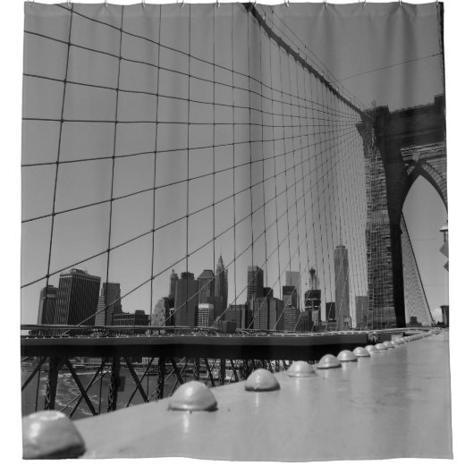 Brooklyn Bridge Duschvorhang (Vorderseite)
