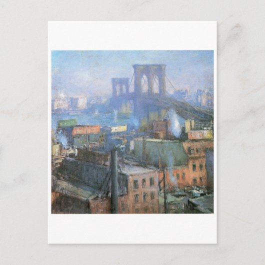 Brooklyn Bridge, East River, ca. 1916 Postkarte (Vorderseite)