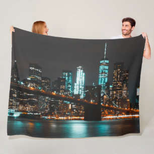 BROOKLYN BRIDGE FLEECEDECKE