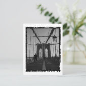 Brooklyn Bridge Foto Postkarte (Stehend Vorderseite)