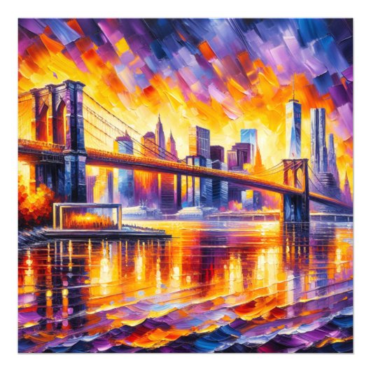 BROOKLYN BRIDGE FOTODRUCK (Vorne)