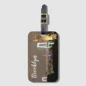 Brooklyn Bridge Gepäckanhänger (Vorderseite Vertikal)