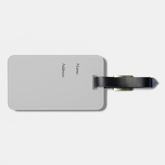 Brooklyn Bridge. Gepäckanhänger (Rückseite horizontal)